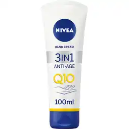 Albert Heijn NIVEA 3in1 antiage q10 handcréme antirimpel aanbieding