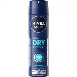 Albert Heijn NIVEA Dry fresh anti transpirant spray aanbieding