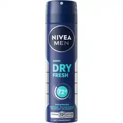 Albert Heijn NIVEA Dry fresh anti transpirant spray aanbieding