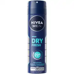 Albert Heijn NIVEA Dry fresh anti transpirant spray aanbieding