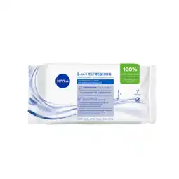 Albert Heijn NIVEA 3in1 verfrissende reinigingsdoekjes aanbieding