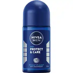 Albert Heijn NIVEA Men protect & care deodorant roller aanbieding