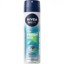 Albert Heijn NIVEA Men fresh kick deodorant aanbieding