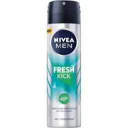 Albert Heijn NIVEA Men fresh kick deodorant aanbieding
