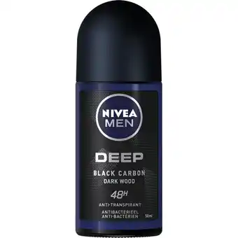 Albert Heijn NIVEA Men deep carbon anti transpirant roller aanbieding