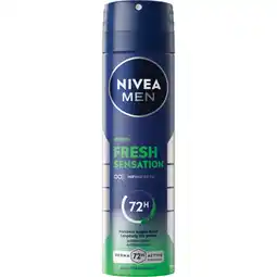 Albert Heijn NIVEA Men fresh sensation deodorant aanbieding