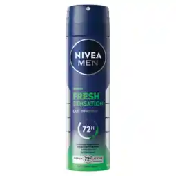 Albert Heijn NIVEA Men fresh sensation deodorant aanbieding