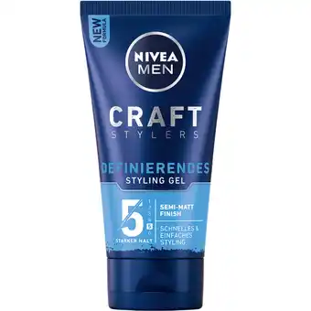 Albert Heijn NIVEA Men craft styling matte gel aanbieding