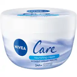Albert Heijn NIVEA Care voedende crème gezicht en lichaam aanbieding