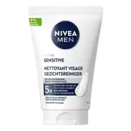 Albert Heijn NIVEA Men sensitive gezichtsreiniger gel aanbieding