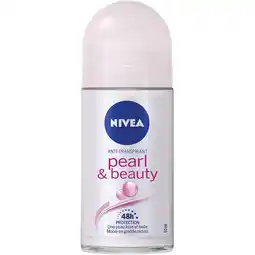 Albert Heijn NIVEA Pearl & beauty deodorant roller aanbieding
