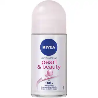Albert Heijn NIVEA Pearl & beauty deodorant roller aanbieding