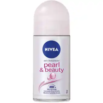 Albert Heijn NIVEA Pearl & beauty deodorant roller aanbieding
