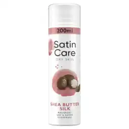 Albert Heijn Gillette Satin care dry shea butter scheergel aanbieding