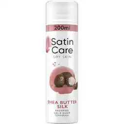 Albert Heijn Gillette Satin care dry shea butter scheergel aanbieding