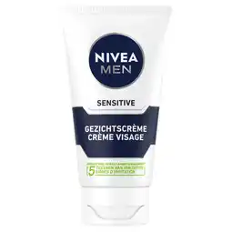Albert Heijn NIVEA Men sensitive gezichtscrème aanbieding