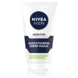 Albert Heijn NIVEA Men sensitive gezichtscrème aanbieding