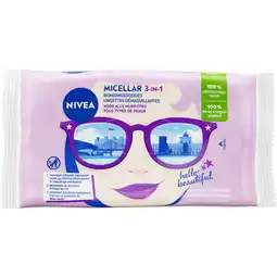Albert Heijn NIVEA Micellar 3-in-1 reinigingsdoekjes aanbieding