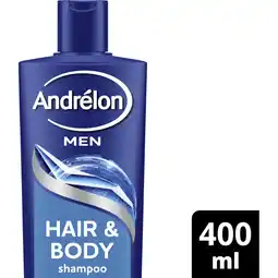 Albert Heijn Andrélon Men hair & body shampoo aanbieding