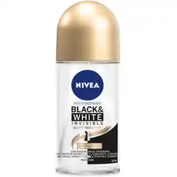 Albert Heijn NIVEA Black & white silky smooth deo roller aanbieding