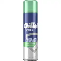 Albert Heijn Gillette Series gevoelige huid scheerschuim aanbieding