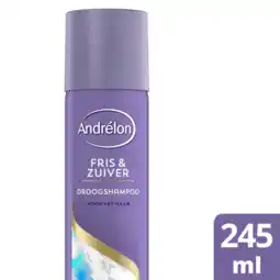 Albert Heijn Andrélon Fris & zuiver droogshampoo voor vet haar aanbieding