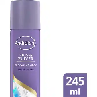 Albert Heijn Andrélon Fris & zuiver droogshampoo voor vet haar aanbieding