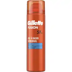 Albert Heijn Gillette Fusion scheergel hydratant aanbieding