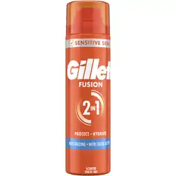 Albert Heijn Gillette Fusion scheergel hydratant aanbieding