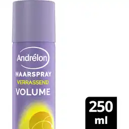 Albert Heijn Andrélon Verrassend volume styling haarspray aanbieding