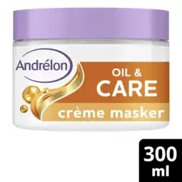 Albert Heijn Andrélon Oil & care voedend crème masker aanbieding