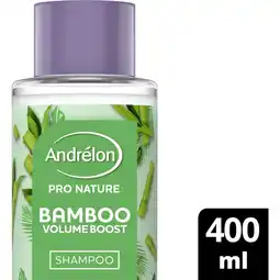 Albert Heijn Andrélon Pro nature bamboo volume boost shampoo aanbieding