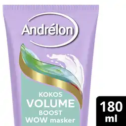 Albert Heijn Andrélon Kokos volume boost 1 minuut wow masker aanbieding