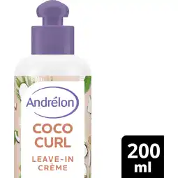 Albert Heijn Andrélon Pro nature coco curl creation leave-in aanbieding