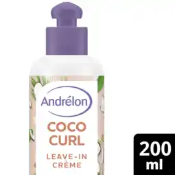 Albert Heijn Andrélon Pro nature coco curl creation leave-in aanbieding