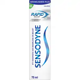 Albert Heijn Sensodyne Rapid relief whitening tandpasta aanbieding