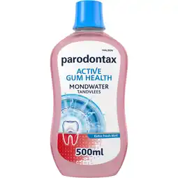 Albert Heijn Parodontax Mondwater extra fresh aanbieding