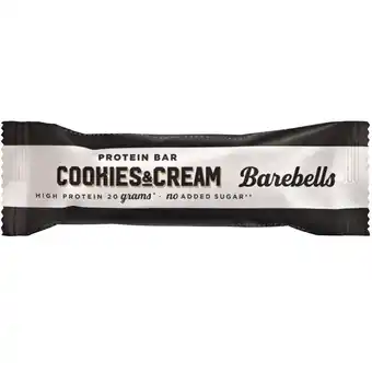 Albert Heijn Barebells Protein bar cookies & cream aanbieding