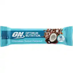 Albert Heijn Optimum Nutrition Chocolate sweet coconut bar aanbieding