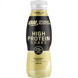 Albert Heijn Optimum Nutrition High protein shake vanilla aanbieding