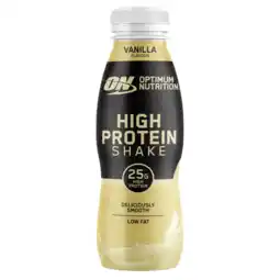 Albert Heijn Optimum Nutrition High protein shake vanilla aanbieding