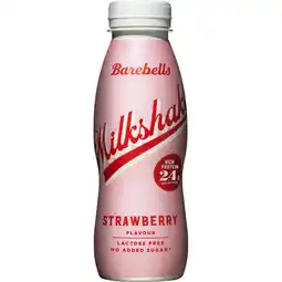 Albert Heijn Barebells Milkshake strawberry aanbieding