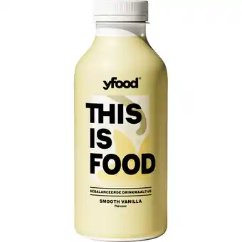 Albert Heijn Yfood This is food smooth vanilla aanbieding