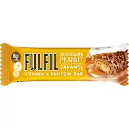 Albert Heijn FulFil Peanut and caramel aanbieding