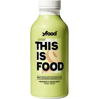 Albert Heijn Yfood This is food drinkmaaltijd hazelnut aanbieding