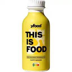 Albert Heijn Yfood This is food drinkmaaltijd happy banana aanbieding