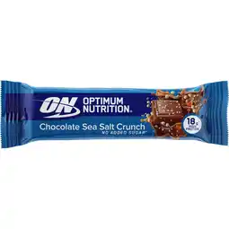 Albert Heijn Optimum Nutrition Chocolate sea salt crunch bar aanbieding