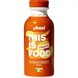 Albert Heijn Yfood This is food drinkmaaltijd peach aanbieding