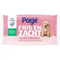 Albert Heijn Page Sensitive vochtig toiletpapier aanbieding