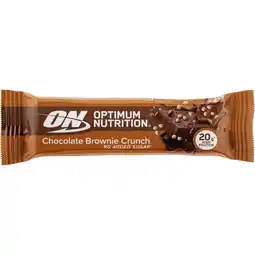 Albert Heijn Optimum Nutrition Chocolate brownie crunch bar aanbieding